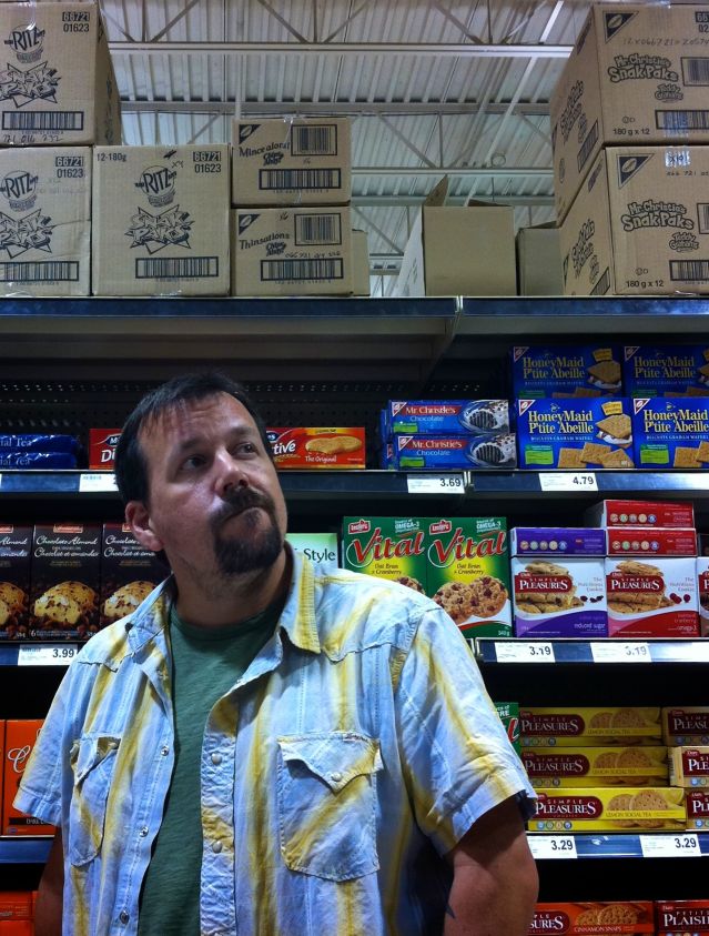 Shopper in the Grocery Aisle