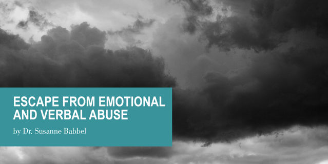 Escape From an Emotionally and Verbally Abusive Father Escape From an Emotionally and Verbally Abusive Father