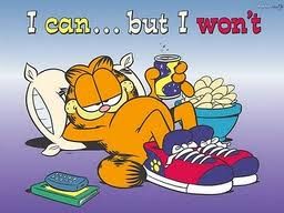 garfield i can but i won't