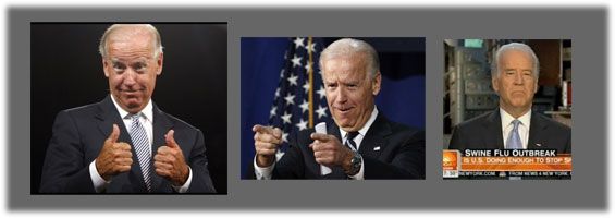 Will any of these gestures previously used by VP Biden be displayed during the debate?