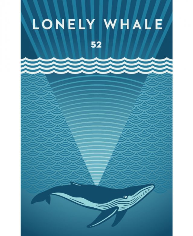 Obey Giant/Shepard Fairy design for Lonely Whale