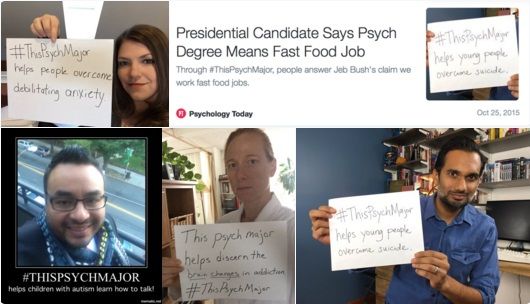 Original screen capture from Twitter #ThisPsychMajor search. Original screen capture from Twitter #ThisPsychMajor search.