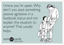 Passive aggressive online dating
