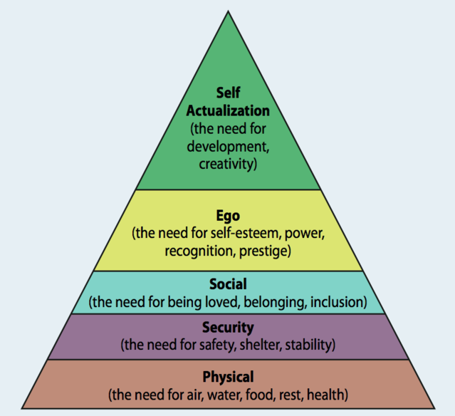 pavlov hierarchy of needs