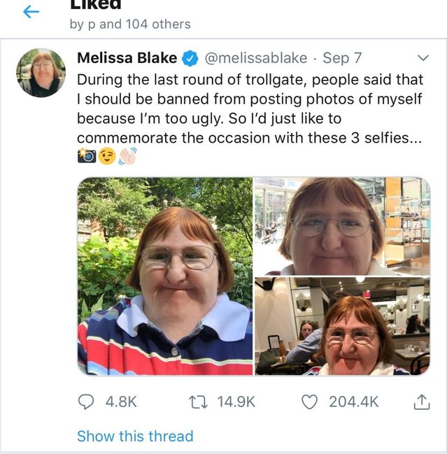 Melissa Blake/Twitter Melissa Blake/Twitter