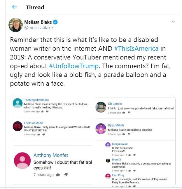 Melissa Blake/Twitter Melissa Blake/Twitter