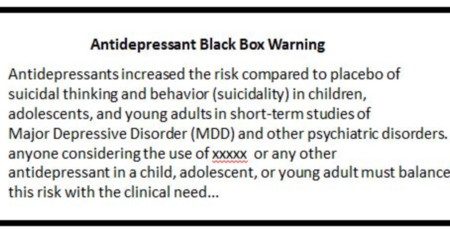 Antidepressants and Youth A Decade since the “Black Box” Psychology