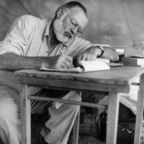 Ernest Hemingway: "Sometimes you make [the story] up as you go along and have no idea how it will come out."
