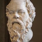 Bust of Socrates (470-399 BCE). 