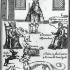 马修·霍普金斯，女巫发现者总医院。来自霍普金斯1650年前发表的一篇文章。