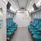 Hyperbaric oxygen therapy treatment room.