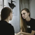 Girl Looking in the Mirror