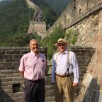 David Scharff and Edward Hopper at the Great Wall of China