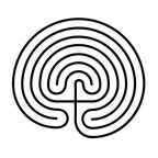 7-circuit Cretan labyrinth design.