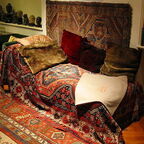 Freud's couch in London, 2004
